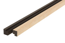 Afslutningsliste til akustikpanel ash 2-pk.